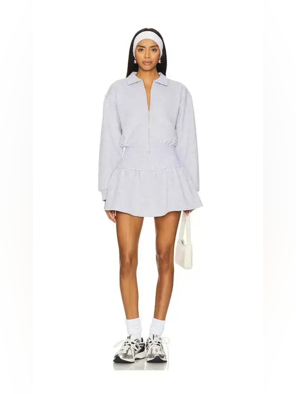 Lovers and Friends Brigid Mini Dress in Heather Grey Size Small